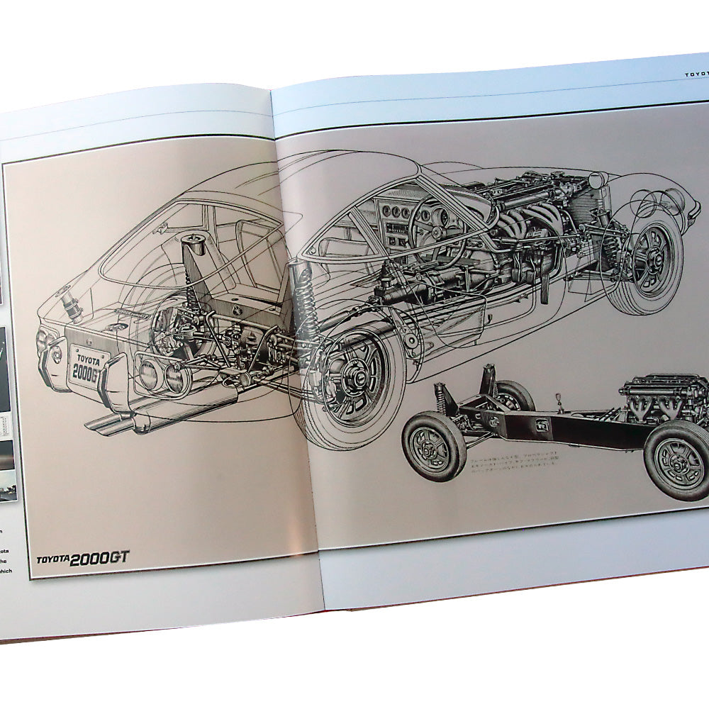 Toyota 2000GT Diagram from A Quiet Greatness Book - JDM Car Guide - Japanese Performance Cars - Japanese Domestic Market Sports Cars