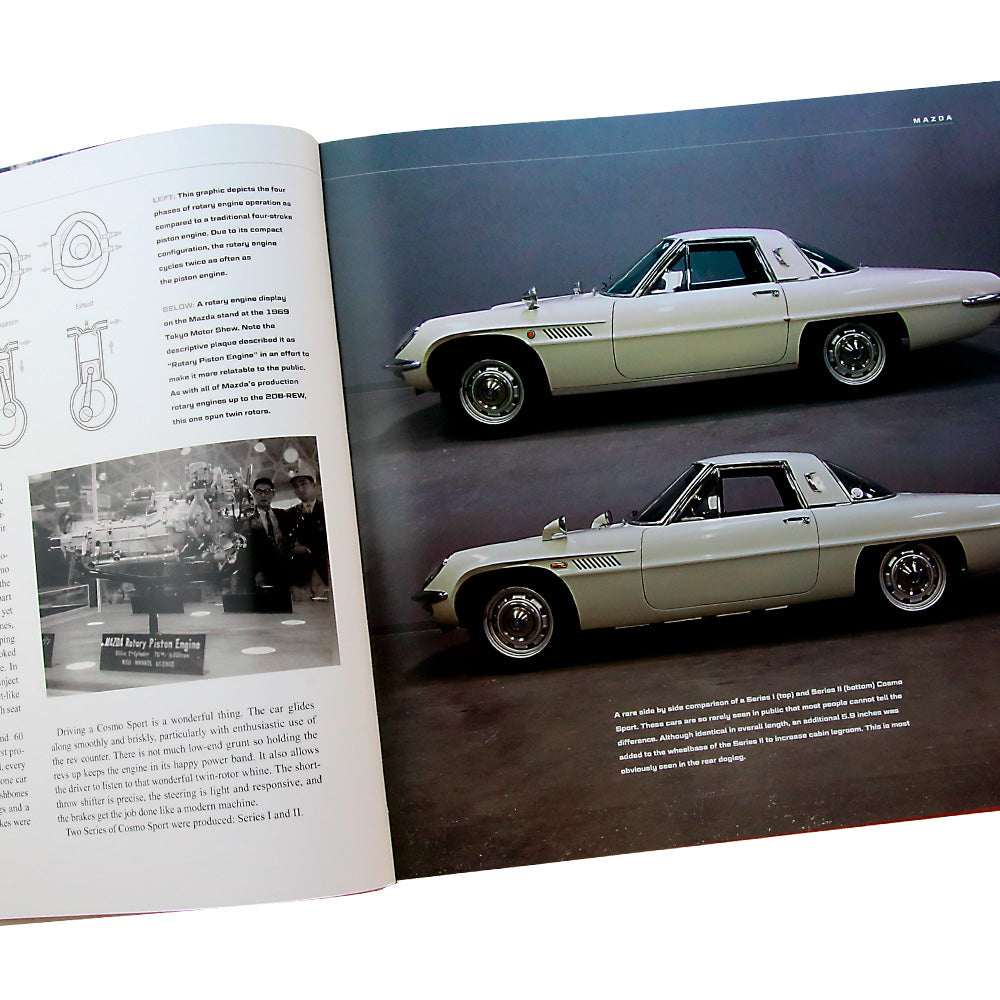 Mazda Cosmo from A Quiet Greatness four volume book set 2022 JDM Car Guide